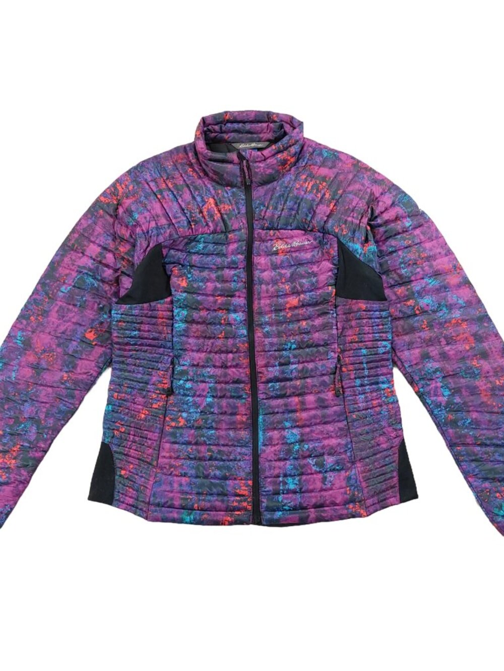 Eddie Bauer First Ascent Stormdown 800 Down Jacket Womens Small, Colorful Puffer